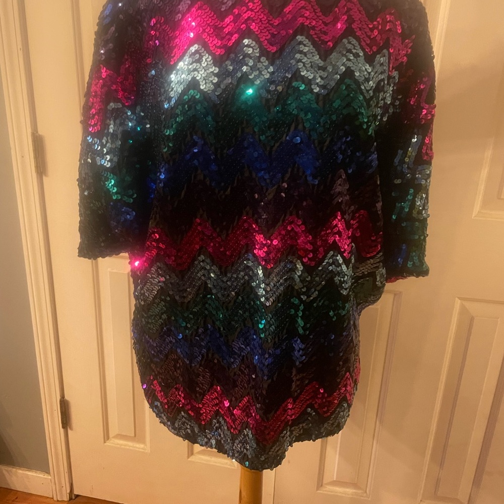 Vintage sequin top
